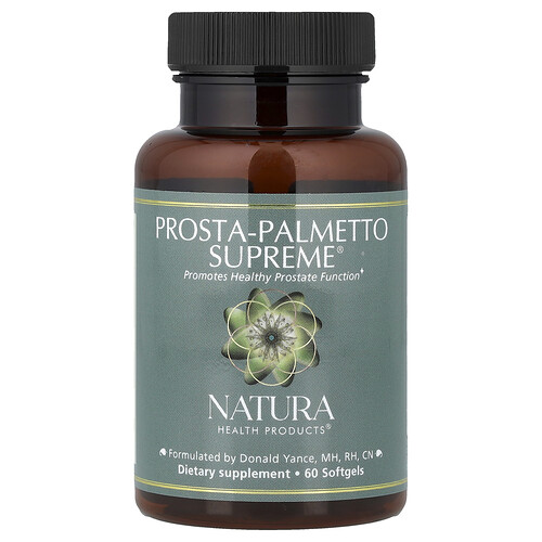 Natura Health Products, Prosta-Palmetto Supreme®, Prosta-Palmetto, 60 Weichkapseln