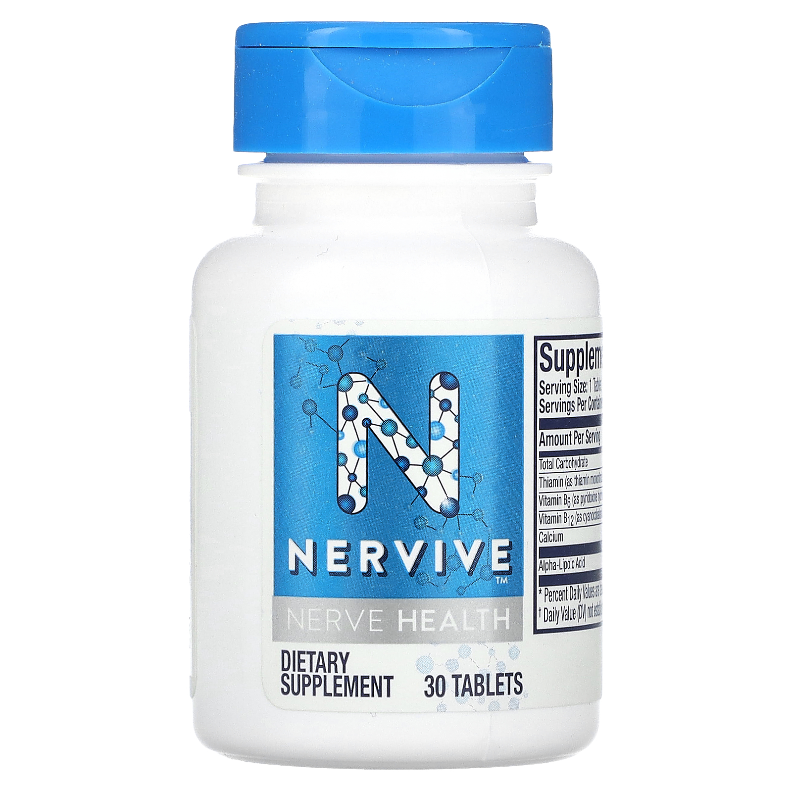 Nervive, Nerve Health, 30 Tablets