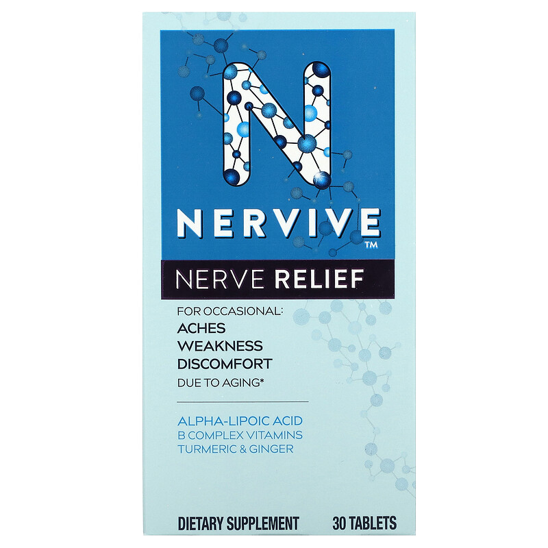 Nervive Nerve Relief Reviews Consumer Reports Nervive, Nerve Relief, 30 Tablets