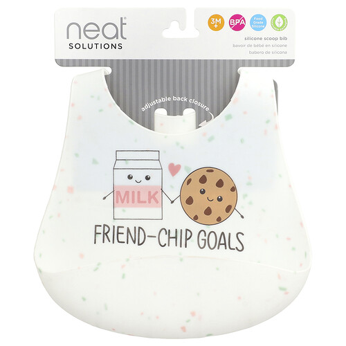 Neat Solutions, Silicone Scoop Lätzchen, 3M +, 1 Stück