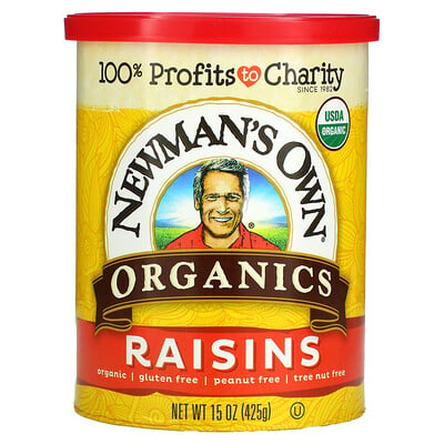 Newman's Own Organics Organics, Raisins, 15 oz (425 g)