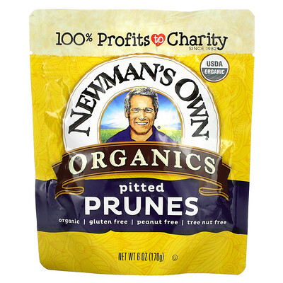 Newman's Own Organics Органический чернослив без косточек, 170 г (6 унций)