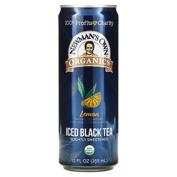 Iced Black Tea, Lemon, 12 fl oz (355 ml)