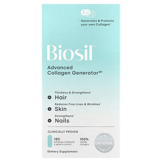 BioSil, Advanced Collagen Generator®, 180 capsules originales