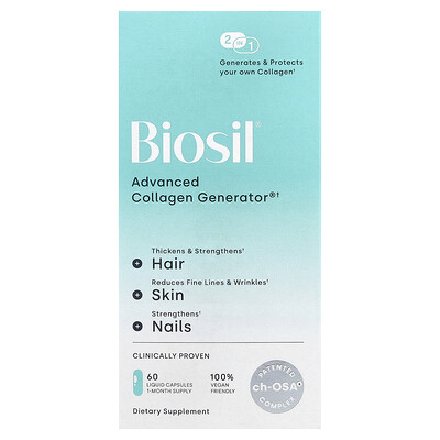 Product Image for Biosil, Advanced Collagen Generator , 60 Liquid Capsules