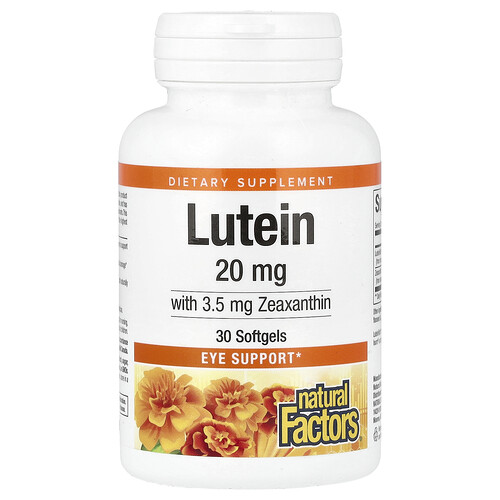 Natural Factors Lutein, 20 mg , 30 Softgels