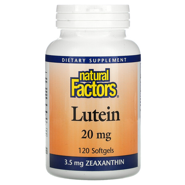 Natural Factors, ルテイン, 20 mg, 120ソフトゼリー
