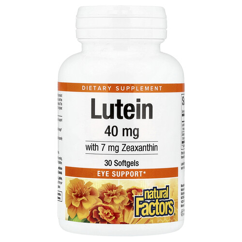 Natural Factors, Lutein, 30 Weichkapseln