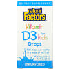 Natural Factors, витамин D3 в каплях для детей, без ароматизаторов, 10 мкг (400 МЕ), 15 мл (0,5 жидк. унции)