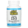 Natural Factors, Vitamin D3, 50 mcg (2,000 IU), 240 Softgels