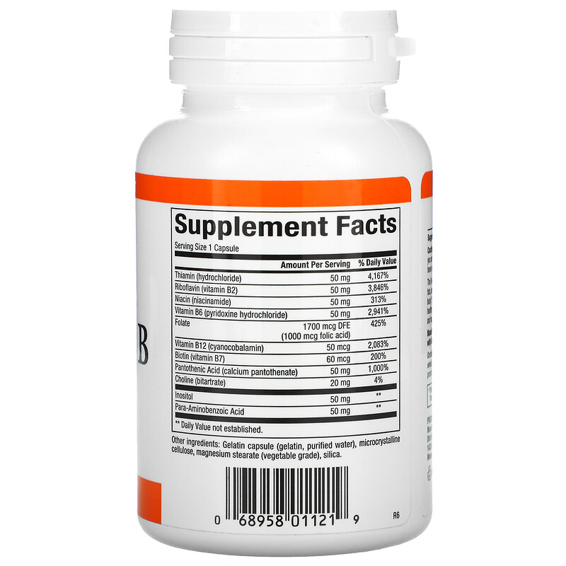 Natural Factors, Hi Potency B Complex, 90 Capsules iHerb