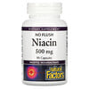 Natural Factors, ниацин без приливов, 500 мг, 90 капсул