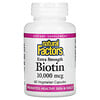 Natural Factors, Биотин повышенной силы действия, 10 000 мкг, 60 вегетарианских капсул 