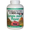 Natural Factors, C 500 mg, Jungle Juice Flavor, 180 Chewable Wafers
