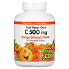 ナチュラルファクター ズ, C 500 mg、タンギーオレンジ風味、90チュアブルウエハース
