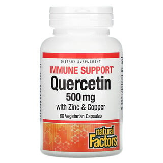 Natural Factors, Quercetin, 500 mg, Immune Support, 60 Vegetarian Capsules