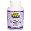 Natural Factors, Clear Base Vitamin E, 268 мг (400 МЕ), 60 мягких таблеток