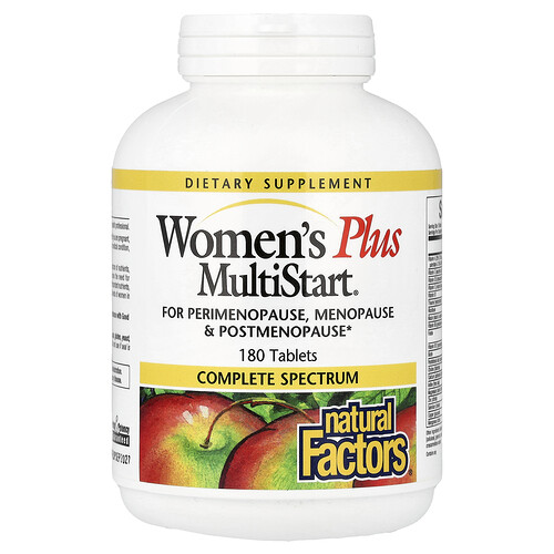 Natural Factors, Women's Plus MultiStart®, 180 Tablets