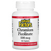 Natural Factors, Chromium Picolinate, 500 mcg, 90 Tablets