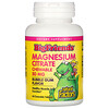 Natural Factors‏, Big Friends, Magnesium Citrate, Bubble Gum Flavor, 50 mg, 60 Chewable Tablets