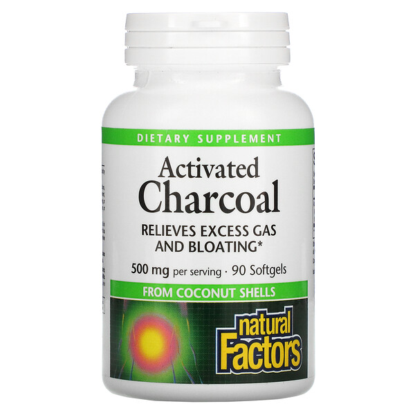 Activated Charcoal, 250 mg, 90 Softgels
