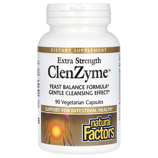 Natural Factors, ClenZyme, 90 вегетарианских капсул