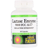 Natural Factors, Lactase Enzyme, 9000 FCC ALU, 60 капсул отзывы