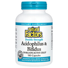 Acidophilus & Bifidus, 10 млрд, 180 капсул