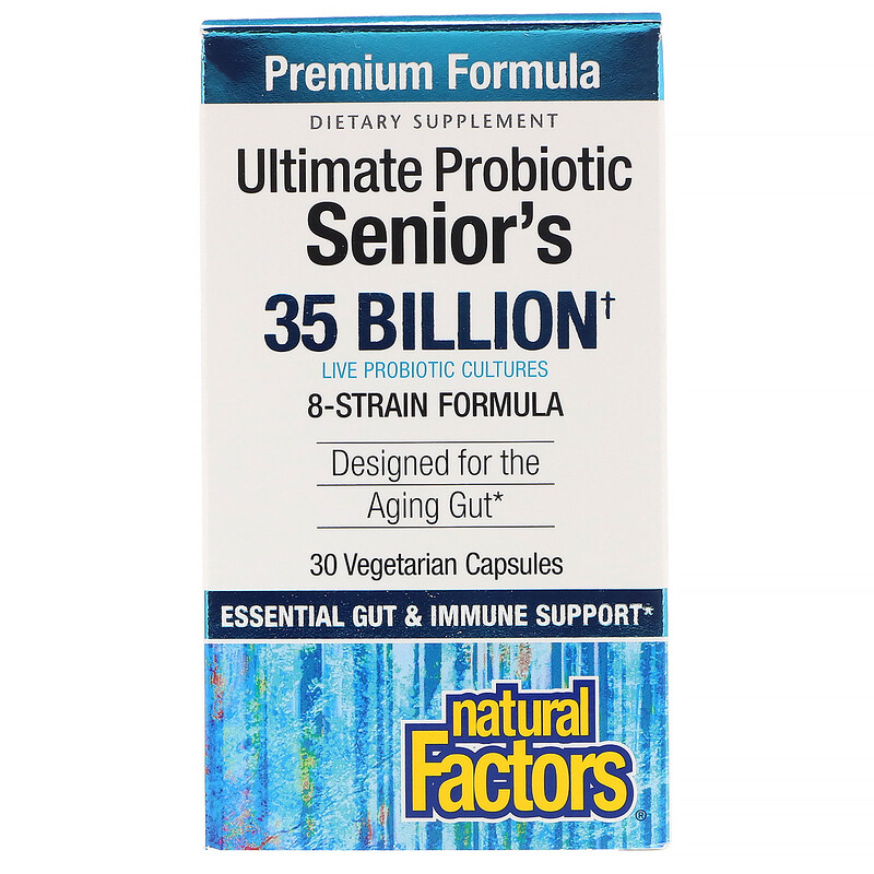 Natural Factors, Ultimate Probiotic, Senior's, 35 Billion CFU, 30