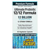 Natural Factors‏, Ultimate Probiotic, 12/12 Formula, 12 Billion, 60 Vegetarian Capsules