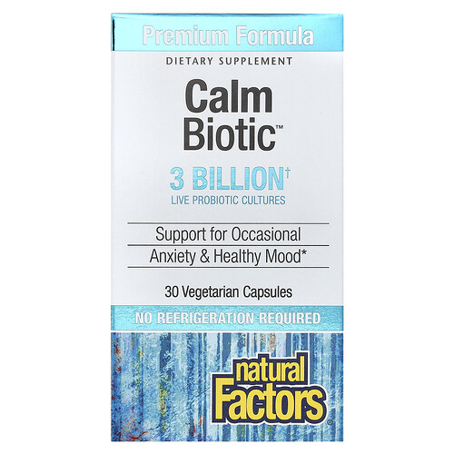 Natural Factors, Calm Biotic™, 3 Milliarden, 30 pflanzliche Kapseln