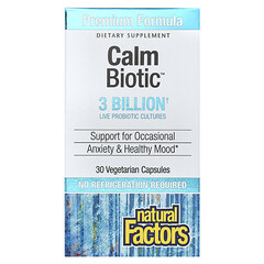 Calm Biotic™, 3 млрд добавок, 30 вегетаріанських капсул