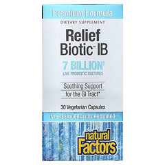 Relief Biotic™ IB, 30 вегетаріанських капсул