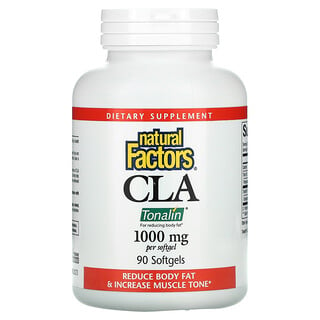 Natural Factors, CLA, 1000 mg, 90 cápsulas blandas