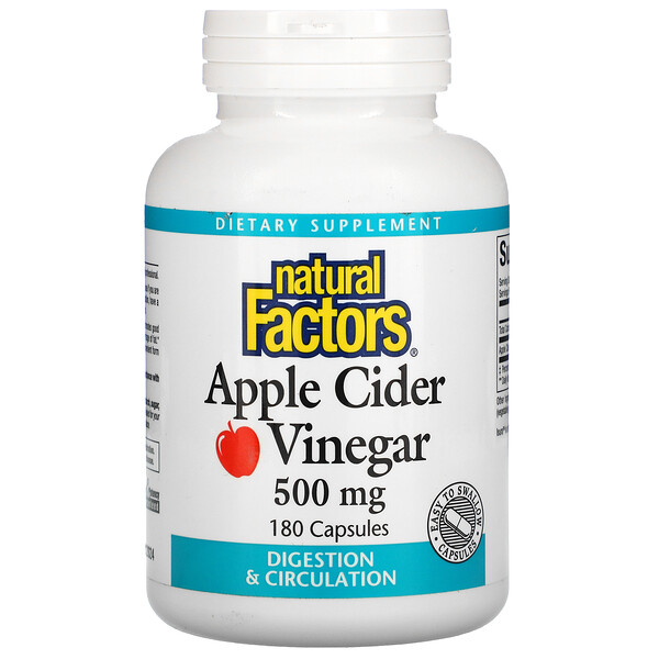 Natural Factors, ΡΠ±Π»ΠΎΡΠ½ΡΠΉ ΡΠΊΡΡΡ, 500Β ΠΌΠ³, 180Β ΠΊΠ°ΠΏΡΡΠ»