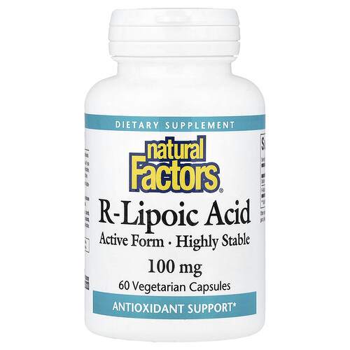Natural Factors, R-Liponsäure, 60 vegetarische Kapseln