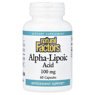 Natural Factors, Alpha-Lipoic Acid, 100 mg, 60 Capsules