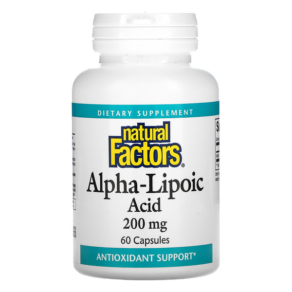 Alpha-Lipoic Acid, 200 mg, 60 Capsules