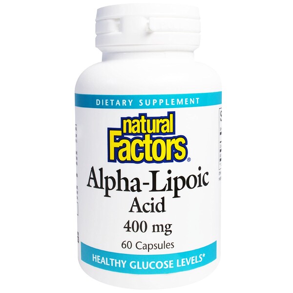 Natural Factors, AlphaLipoic Acid, 400 mg, 60 Capsules iHerb