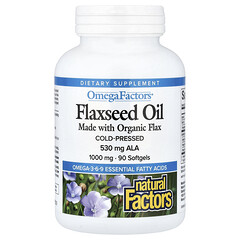 Flaxseed Oil, 1,000 mg, 90 Softgels