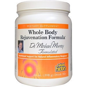 Отзывы о Натурал Факторс, Whole Body Rejuvenation Formula, Drink Mix, 14 oz (398 g)