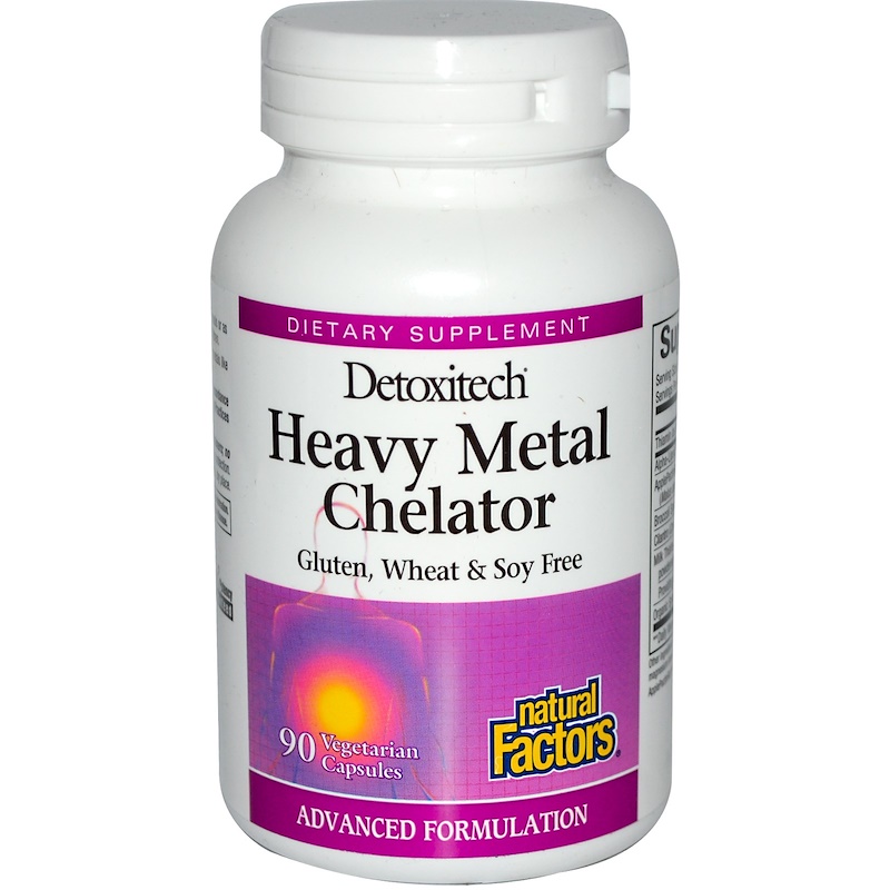 Natural Factors, Detoxitech, Heavy Metal Chelator, 90 Veggie Caps iHerb