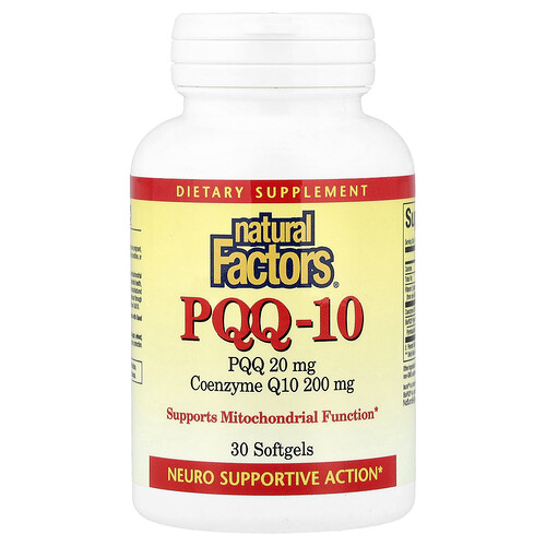 Natural Factors, PQQ-10, 30 Softgels