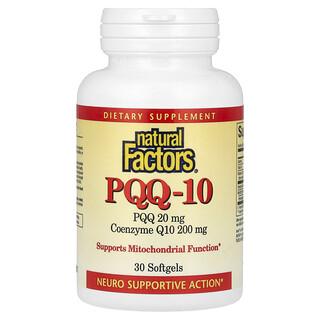 Natural Factors, PQQ-10, 30 capsule molli
