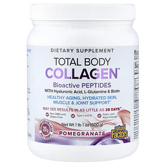Total Body Collagen™, біоактивні пептиди, гранат, 500 г (1 фунт 1 унція)