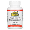 Natural Factors‏, Vegan Hyabest Hyaluronic Acid, 120 mg, 60 Vegetarian Capsules