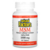 ناتورال فاكتورز, MSM, Methyl-Sulfonyl-Methane, 1,000 mg, 90 Tablets