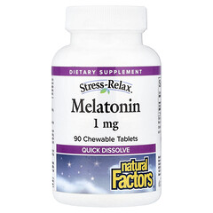 Мелатонін Natural Factors Melatonin 1mg 90 tabs (068958027135)