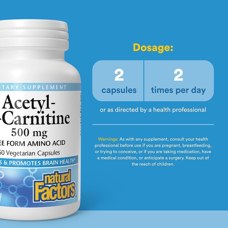l-carnitina para quedar embarazada Qu me tomo embarazada?" es de las preguntas ms frecuentes en consulta. Pero antes de correr a la farmacia por el multivitamnico ms caro, detente un segundo.  La preparacin Acetil-L-carnitina, 500 mg, 60 cpsulas