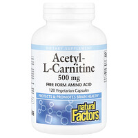Acetyl-L-Carnitine, 500 mg, 120 Vegetarian Capsules